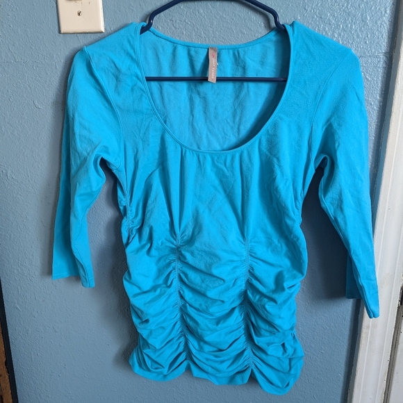 Las Tango Blue Women's Top - Picture 1 of 7